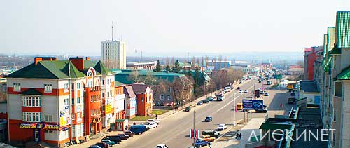 Лиски. Вид на Коммунистическую.