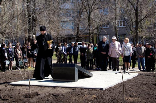 Памятник чернобыльским ликвидаторам в Лисках