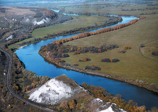 Меловая гора Шатрище в Лискинском районе