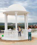 Набережная озера Богатого в городе Лиски