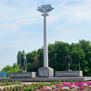 Памятник железнодорожникам в Лисках