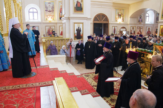 Освящение собора Владимирской иконы Божией Матери в Лисках
