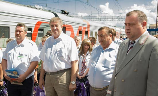 Скорый Новосибирск-Адлер в Лисках