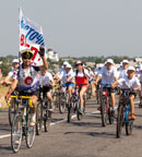 Лискинские железнодорожники - велопробег